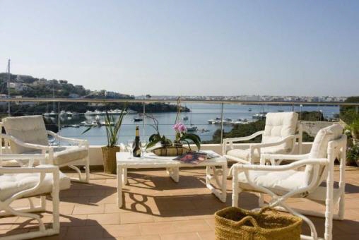 Terrasse mit eindrucksvollem Panorama