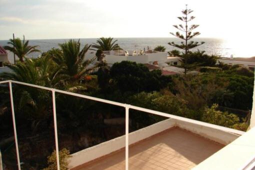 Terrasse mit großartigem Blick auf das Meer