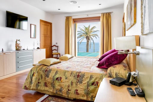 Hauptschlafzimmer mit Meerblick
