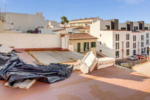 Sonnige Dachterrasse