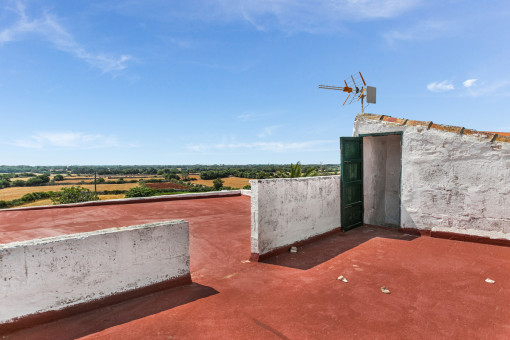 Sonnige Dachterrasse