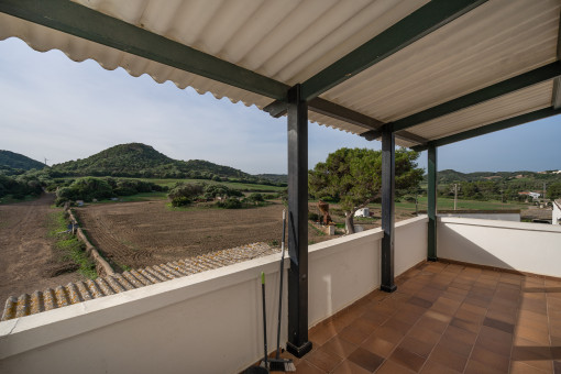 Obere Terrasse mit Weitblick