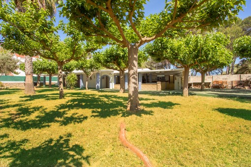 Sehr selten auf Menorca: Haus nur 50 m vom Strand von Santandria entfernt mit 215 qm Bebauung auf einem Grundstück von 1.844 qm
