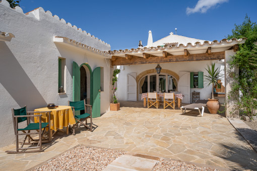 Charmante, vollständig restaurierte Finca mit Meer- und Gartenblick in der Umgebung von Sant Lluis