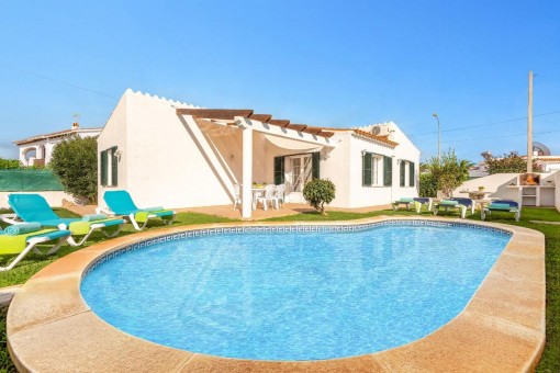 Tadellose Villa mit Pool und Ferienvermietlizenz in Strandnähe in Cala en Porter