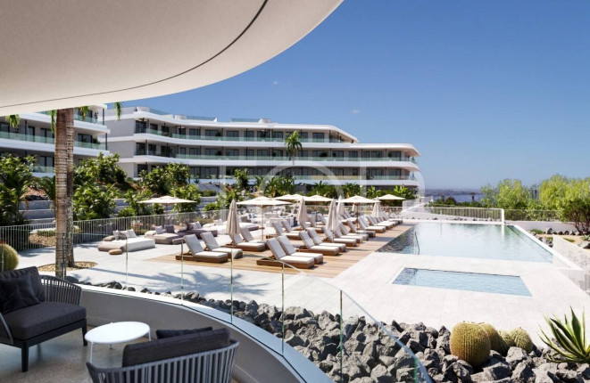 Moderne Wohnung mit 3 Schlafzimmern und spektakulärer Aussicht in El Madroñal, Costa Adeje